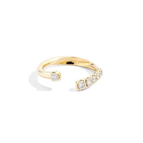 RECARLORecarlo R01FN007_G044 - 15 Women's Diamond Ring - 18K Yellow Gold, 0.44ctJEWELRYEcecile