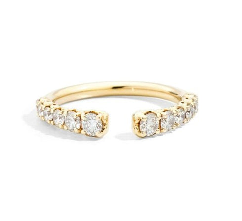 RECARLORecarlo R01FN008_G066 - 13 Women's Open Diamond Ring - 18K Yellow Gold, 0.66ctJEWELRYEcecile