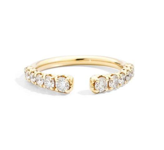 RECARLORecarlo R01FN008_G066 - 13 Women's Open Diamond Ring - 18K Yellow Gold, 0.66ctJEWELRYEcecile