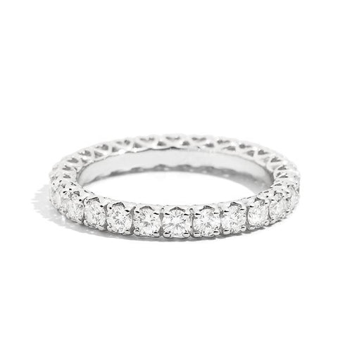 RECARLORecarlo R01GD738 Women's Diamond Eternity Ring - 18K White Gold, 1.60ctJEWELRYEcecile