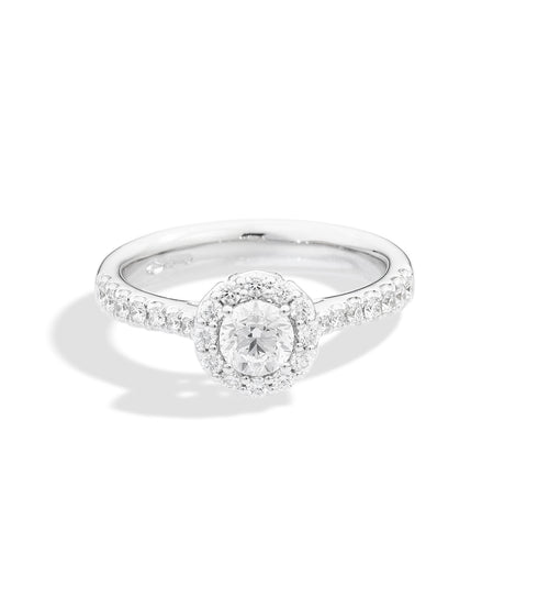 RECARLORecarlo Anniversary Solitaire Ring - 18kt White Gold, 0.63ct Brilliant - Cut DiamondJEWELRYEcecile