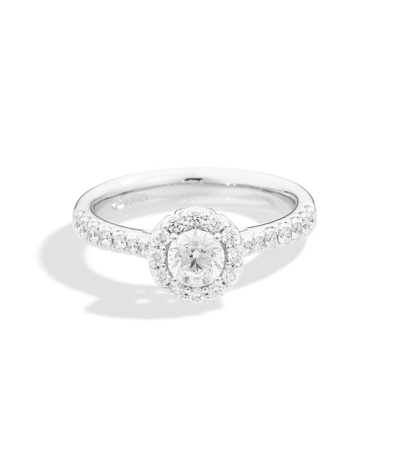 RECARLORecarlo Anniversary Solitaire Ring - 18kt White Gold, 0.63ct Brilliant - Cut DiamondJEWELRYEcecile