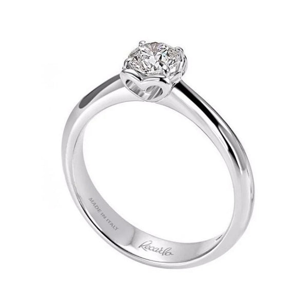 RECARLORecarlo R01SO001/061 Women's Solitaire Diamond Ring - 18K White Gold, 0.61ctJEWELRYEcecile