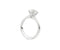 RECARLORecarlo R01SO014/037 - 13 Women's Solitaire Diamond Ring - 18K White Gold, 0.37ctJEWELRYEcecile