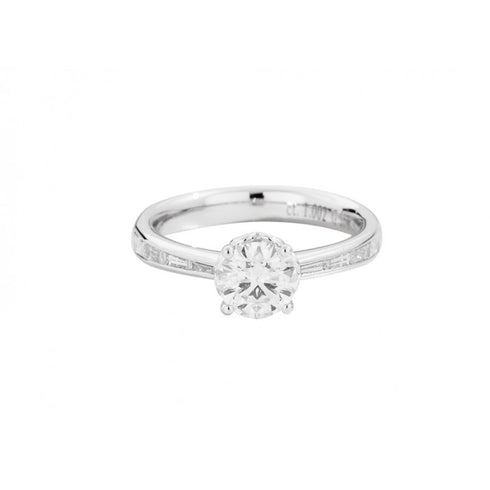 RECARLORecarlo R01SP001/086 Women's Solitaire Diamond Ring - 18K White Gold, 0.86ctJEWELRYEcecile