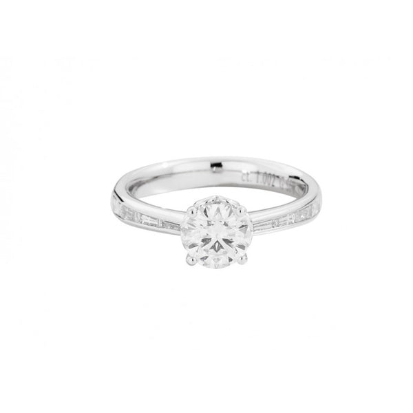 RECARLORecarlo R01SP001/086 Women's Solitaire Diamond Ring - 18K White Gold, 0.86ctJEWELRYEcecile