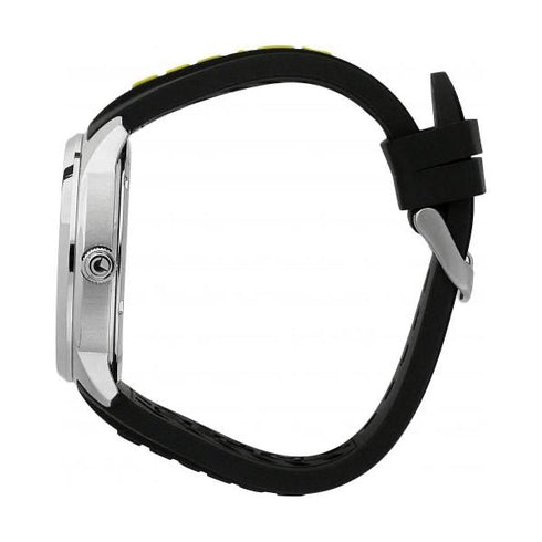 SECTORSector R3251102023 Oversize Watch – 46mm Black Dial, Yellow Accents, Silicone StrapWATCHESEcecile