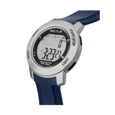 SECTORSector EX - 37 R3251284002 Digital Men's Watch – Blue Resin Strap, 45mmWATCHESEcecile