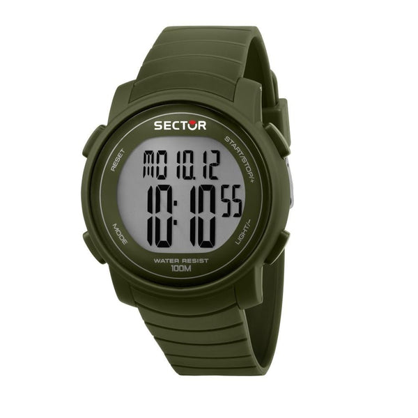 SECTORSector EX - 31 R3251543002 Men's Digital Multifunction Watch - 44mm Green Case, Green Polyurethane StrapWATCHESEcecile