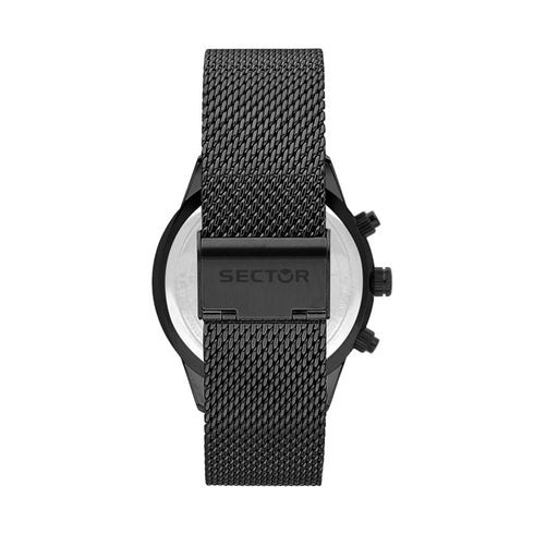 SECTORSector 670 R3253540008 Multifunction Watch – Black Steel & Blue DialWATCHESEcecile