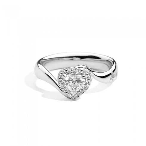 RECARLORecarlo R67SC002/040 Women's Heart - Shaped Diamond Ring - 18K White Gold, 0.40ctJEWELRYEcecile