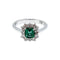 RECARLORecarlo R79CC057/SM045 - 14 Women's Emerald and Diamond Ring - 18K White GoldJEWELRYEcecile