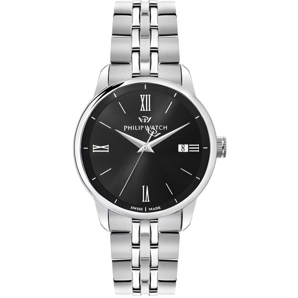 PHILIP WATCHPhilip Watch Anniversary R8253150012 Men's Watch - Stainless Steel, Black Dial, Date FunctionWATCHESEcecile