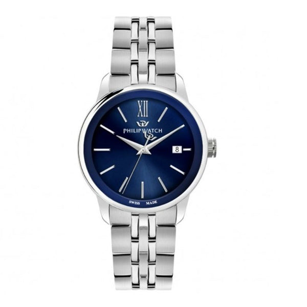 PHILIP WATCHPhilip Watch Anniversary R8253150040 Men's Quartz Watch - 40mm Steel Case, Blue DialWATCHESEcecile