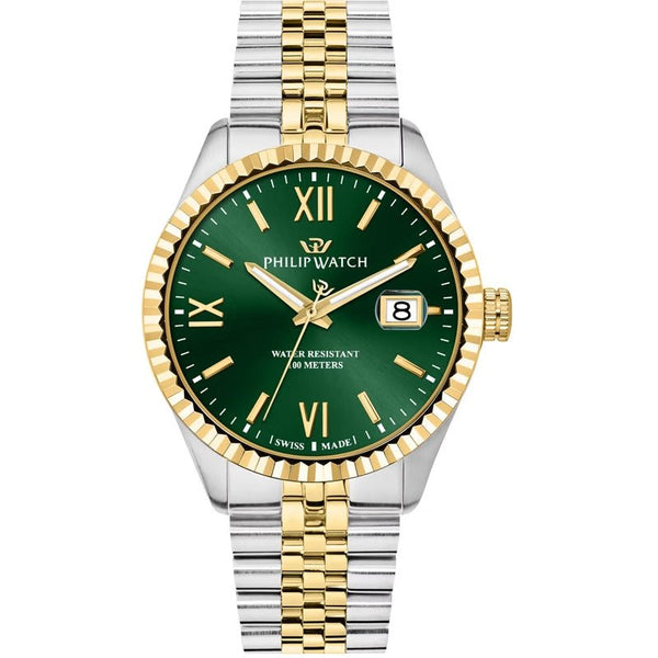 PHILIP WATCHPhilip Watch Caribe R8253597111 Men's Watch - 41mm Stainless Steel, Green DialWATCHESEcecile