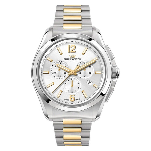 PHILIP WATCHPhilip Watch Amalfi R8273618001 Men's Chronograph - Two - Tone Stainless Steel, White DialWATCHESEcecile