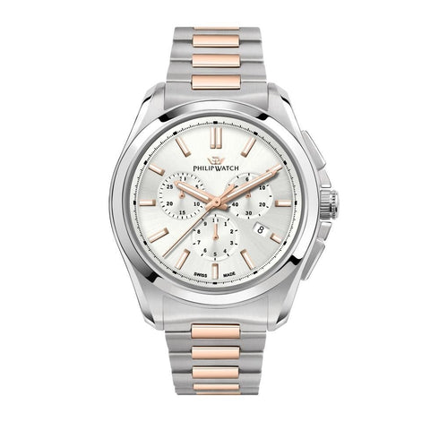 PHILIP WATCHPhilip Watch R8273618005 Amalfi Chronograph Men's Watch - 43mm, White Dial, Steel BraceletWATCHESEcecile