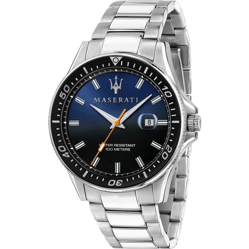 MASERATIMaserati Sfida Men's Watch - R8853140007, Blue Dial, Stainless Steel Bracelet, 44mmWATCHESEcecile