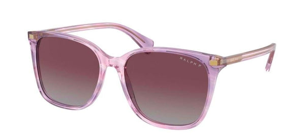 RALPH LAURENRalph by Ralph Lauren RA 5293 Women's Sunglasses – Shiny Striped Purple Frame with Gradient Violet LensesEYEWEAREcecile