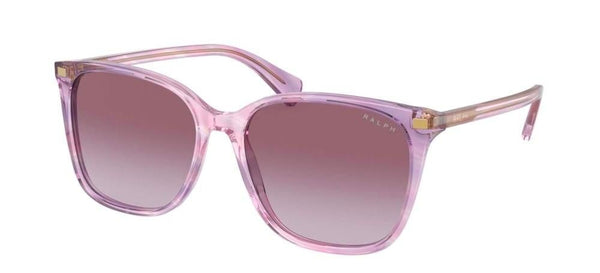 RALPH LAURENRalph by Ralph Lauren RA 5293 Women's Sunglasses – Shiny Striped Purple Frame with Gradient Violet LensesEYEWEAREcecile