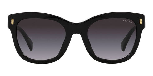 RALPH LAURENRalph by Ralph Lauren RA 5301U Women's Sunglasses – Shiny Black Frame with Gradient Grey LensesEYEWEAREcecile