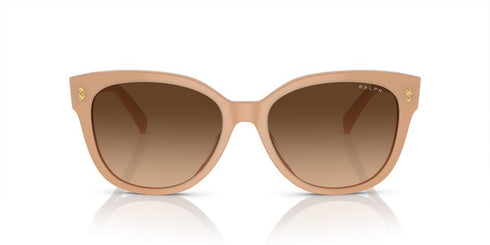 RALPH LAURENRalph by Ralph Lauren RA 5305U Women's Sunglasses – Shiny Solid Beige Frame with Brown Gradient LensesEYEWEAREcecile