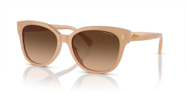 RALPH LAURENRalph by Ralph Lauren RA 5305U Women's Sunglasses – Shiny Solid Beige Frame with Brown Gradient LensesEYEWEAREcecile