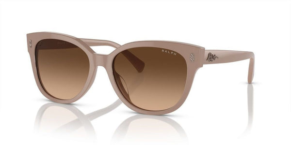 RALPH LAURENRalph by Ralph Lauren RA 5305U Women's Sunglasses – Shiny Solid Beige Frame with Brown Gradient LensesEYEWEAREcecile