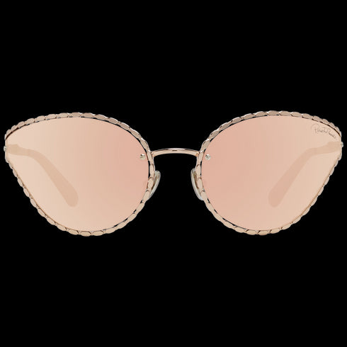 ROBERTO CAVALLIRoberto Cavalli RC1124 7133G Women's Cat - Eye Sunglasses - Rose Gold Frame, Pink Mirrored LensesEYEWEAREcecile