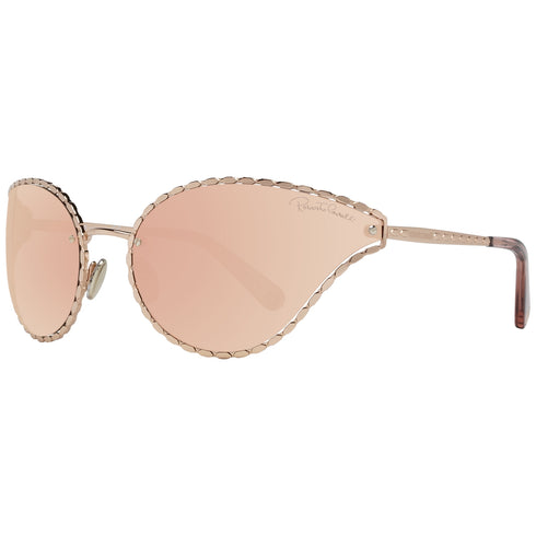 ROBERTO CAVALLIRoberto Cavalli RC1124 7133G Women's Cat - Eye Sunglasses - Rose Gold Frame, Pink Mirrored LensesEYEWEAREcecile
