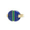 ALIITAAliita RIDCES10IPYG09K Deco Empanada Ring - 9kt Gold, Lapis LazuliBIJOUXEcecile