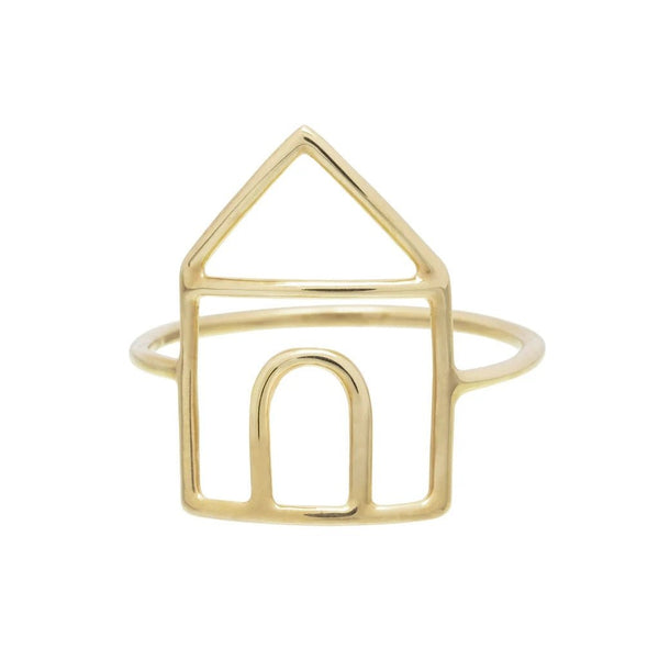 ALIITAAliita Casita Pura Ring RIPU220000YG09K – 9kt Yellow Gold, Handmade in ItalyBIJOUXEcecile