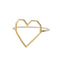 ALIITAAliita Corazón Puro Ring - 9kt Yellow Gold Heart, Handmade in ItalyBIJOUXEcecile