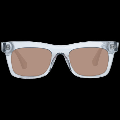 SANDRO PARISSandro SD6020 48008 Women's Rectangular Sunglasses - Transparent Grey Frame, Brown LensesEYEWEAREcecile