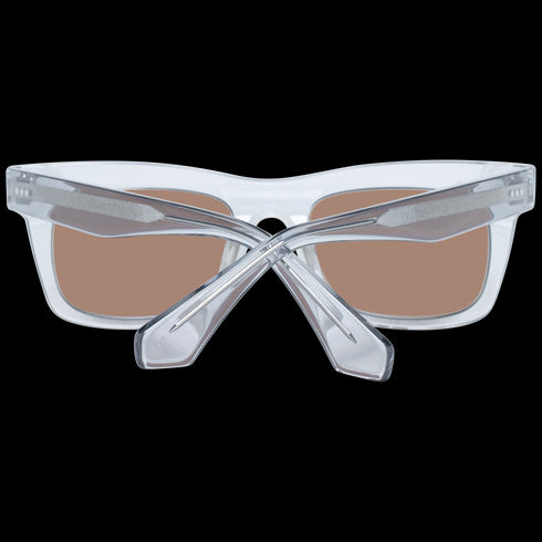 SANDRO PARISSandro SD6020 48008 Women's Rectangular Sunglasses - Transparent Grey Frame, Brown LensesEYEWEAREcecile