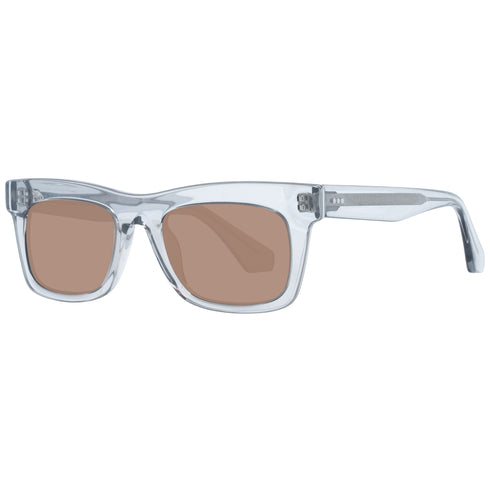 SANDRO PARISSandro SD6020 48008 Women's Rectangular Sunglasses - Transparent Grey Frame, Brown LensesEYEWEAREcecile