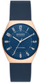 SKAGEN DENMARKSkagen Grenen SKW6834 Solar - Powered Watch – 37mm Ocean Blue Dial, Rose Gold CaseWATCHESEcecile