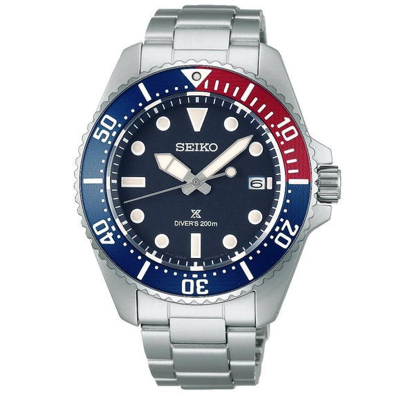 SEIKOSeiko Prospex SNE595P1 Solar Diver's 200m Blue Dial Men's WatchWATCHESEcecile