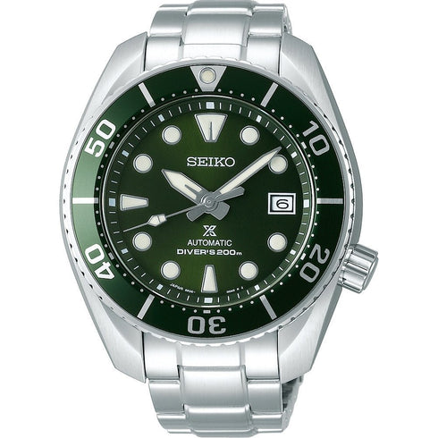 SEIKOSeiko Prospex SPB103J1 Men's Automatic Diver's Watch - Green Dial, Stainless Steel BraceletWATCHESEcecile