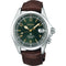 SEIKOSeiko Prospex SPB121J1 Alpinist Automatic Men's Watch - Green Dial, Brown Leather StrapWATCHESEcecile