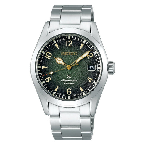 SEIKOSeiko Prospex Alpinist SPB155J1 Men's Watch - Green Dial, Stainless Steel Case and BraceletWATCHESEcecile