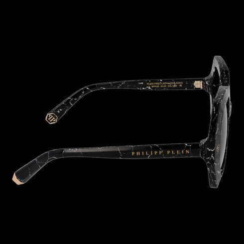 PHILIPP PLEINPhilipp Plein SPP039M 530869 Women's Geometric Sunglasses - Marbled Black Frame, Smoke Gradient LensesEYEWEAREcecile