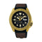 SEIKOSeiko 5 Sports SRPE80K1 Men's Automatic Watch - Black Dial, Bronze - Tone Case, Leather StrapWATCHESEcecile