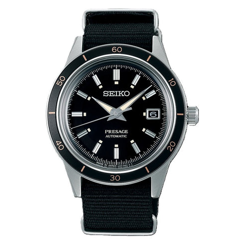 SEIKOSeiko Presage SRPG09J1 – 41mm Black Dial, 4R35 Automatic, Nylon StrapWATCHESEcecile