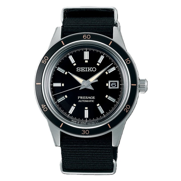SEIKOSeiko Presage SRPG09J1 – 41mm Black Dial, 4R35 Automatic, Nylon StrapWATCHESEcecile