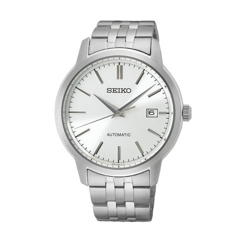 SEIKOSeiko SRPH85K1 Men's Automatic Watch, Silver Dial, Stainless Steel BraceletWATCHESEcecile