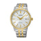 SEIKOSeiko SRPH92K1 Men's Automatic Watch, White Dial, Two - Tone Stainless Steel BraceletWATCHESEcecile