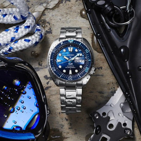 SEIKOSeiko Prospex SRPK01K1 PADI Special Edition Automatic Men's Watch - Blue Dial, Stainless Steel BraceletWATCHESEcecile