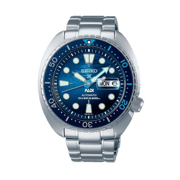 SEIKOSeiko Prospex SRPK01K1 PADI Special Edition Automatic Men's Watch - Blue Dial, Stainless Steel BraceletWATCHESEcecile