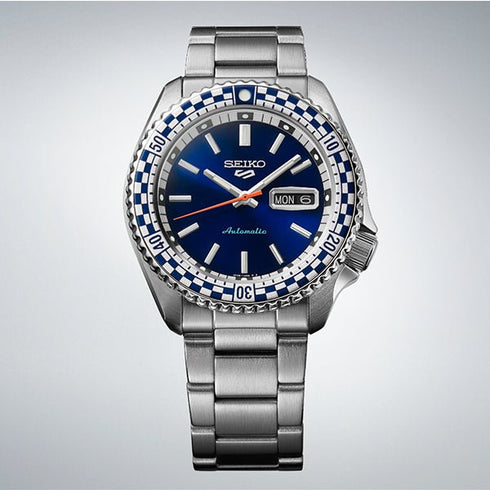 SEIKOSeiko 5 Sports SRPK65K1 Men's Automatic Watch, Petrol Blue Dial, Stainless Steel BraceletWATCHESEcecile